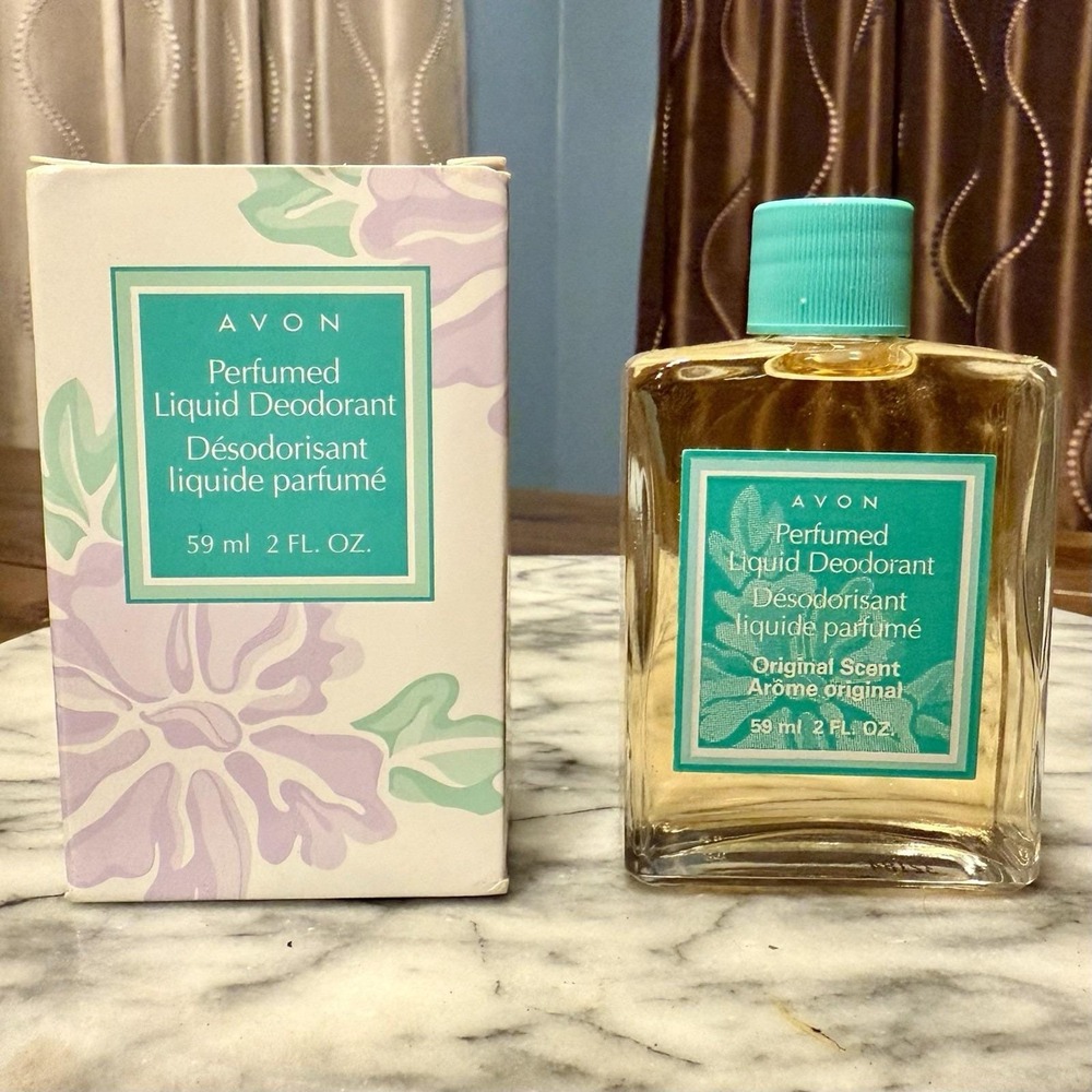 NEW! VTG 2000 Avon‎ Perfumed Liquid Deodorant - Original Scent 2oz 59ml BOX!